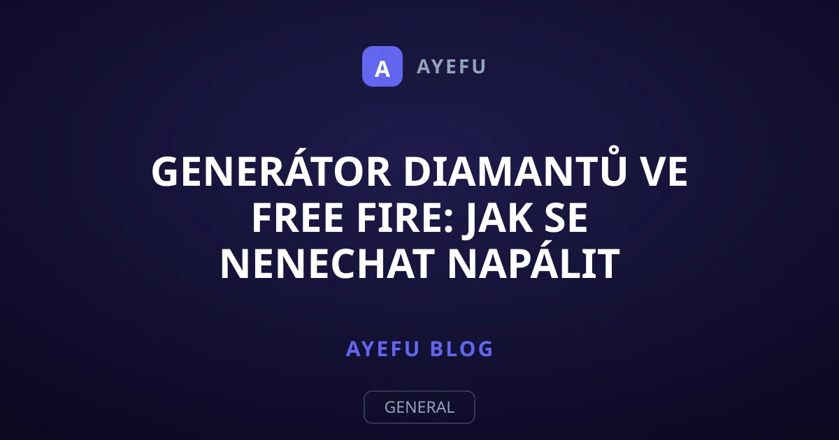 Generátor diamantů ve Free Fire: Jak se nenechat napálit