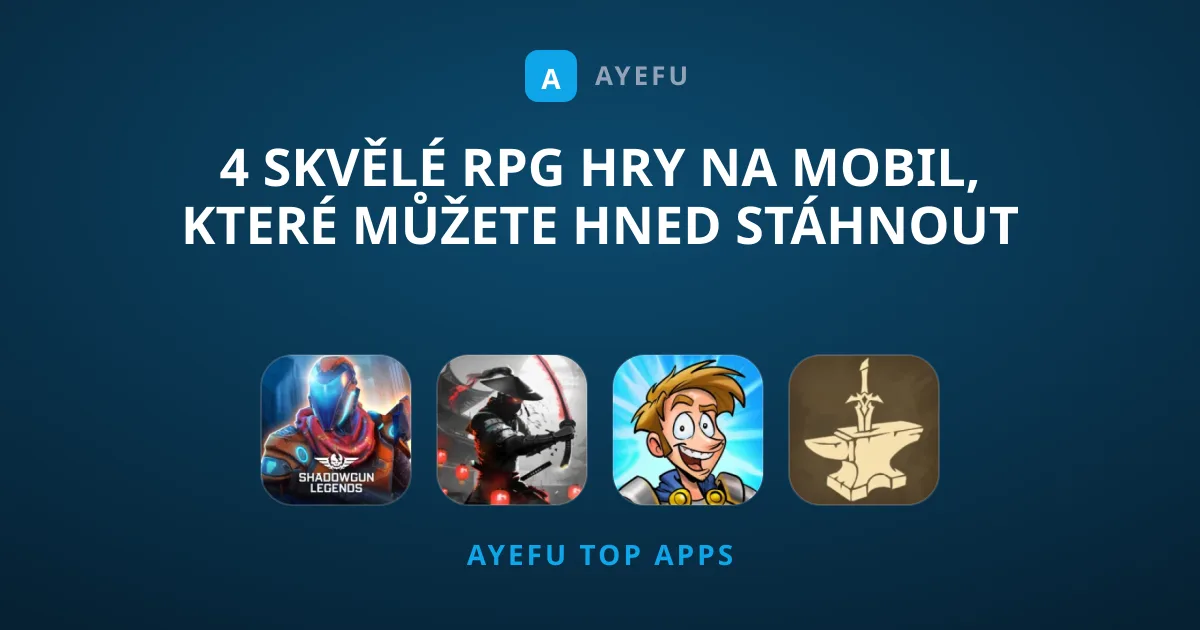 4 Skvělé RPG Hry Na Mobil, Které Můžete Hned Stáhnout